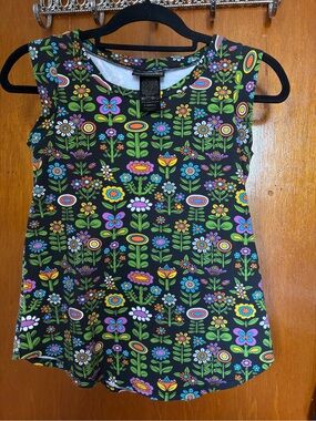 Nooworks Awesome Blossoms Muscle Tee XS